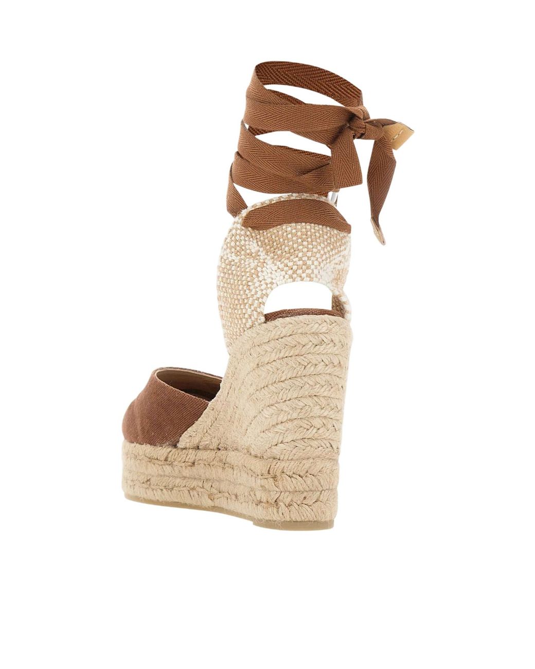 Castaner Natural Castañer Carina Ankle Strap Wedge Espadrilles