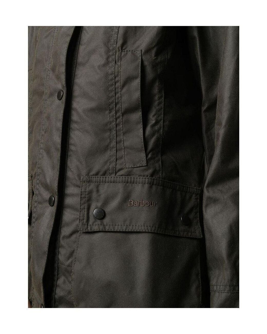 Barbour Black Classic Beadnell Waxed Jacket