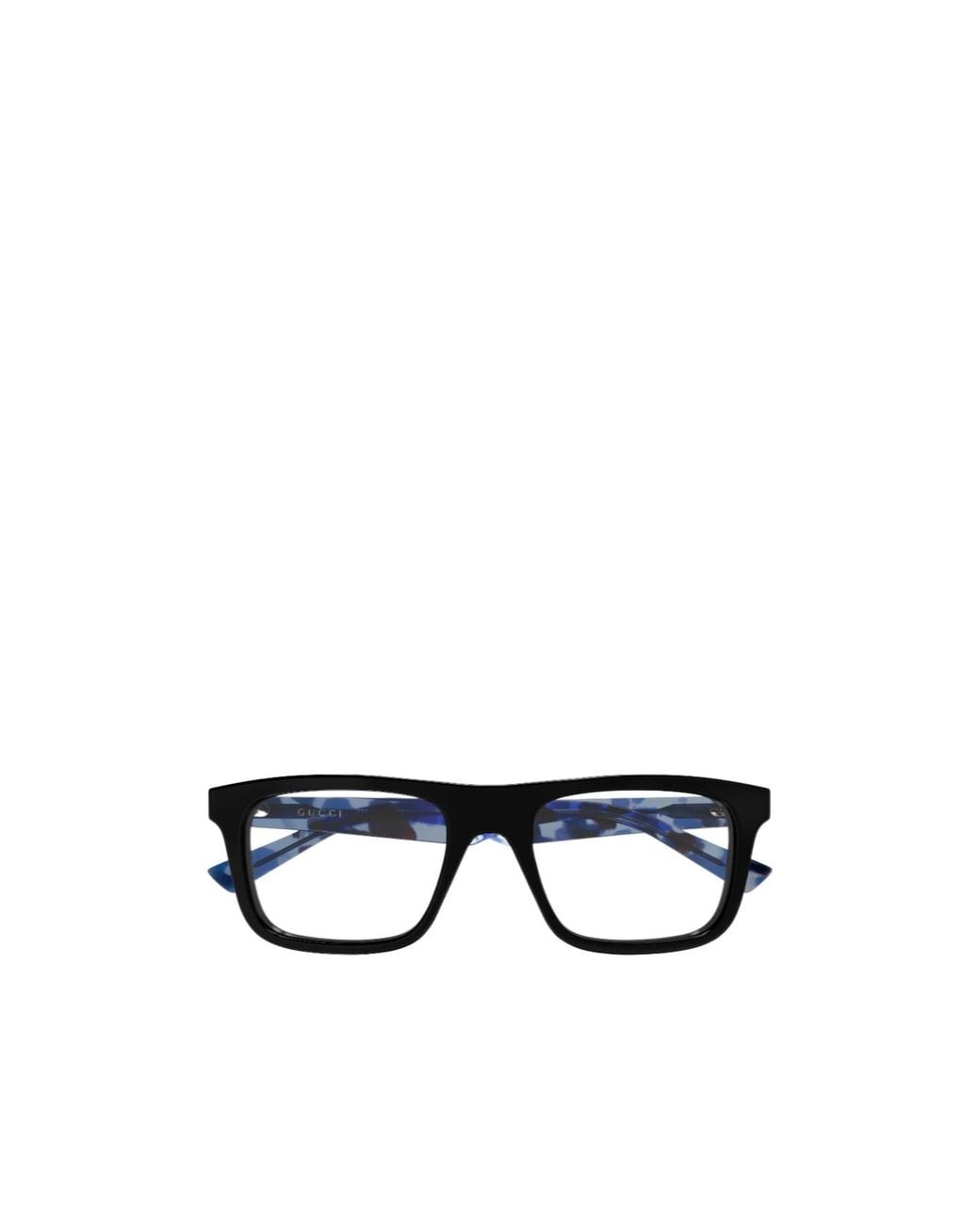 Gucci Blue Eyewear Square Frame Glasses for men