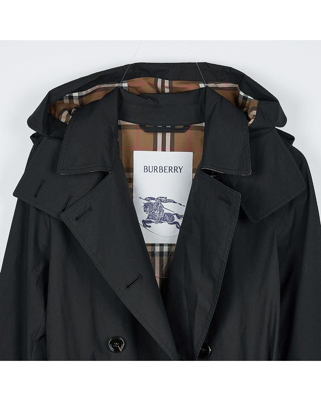 Burberry Black Telford Hooded Windbreaker