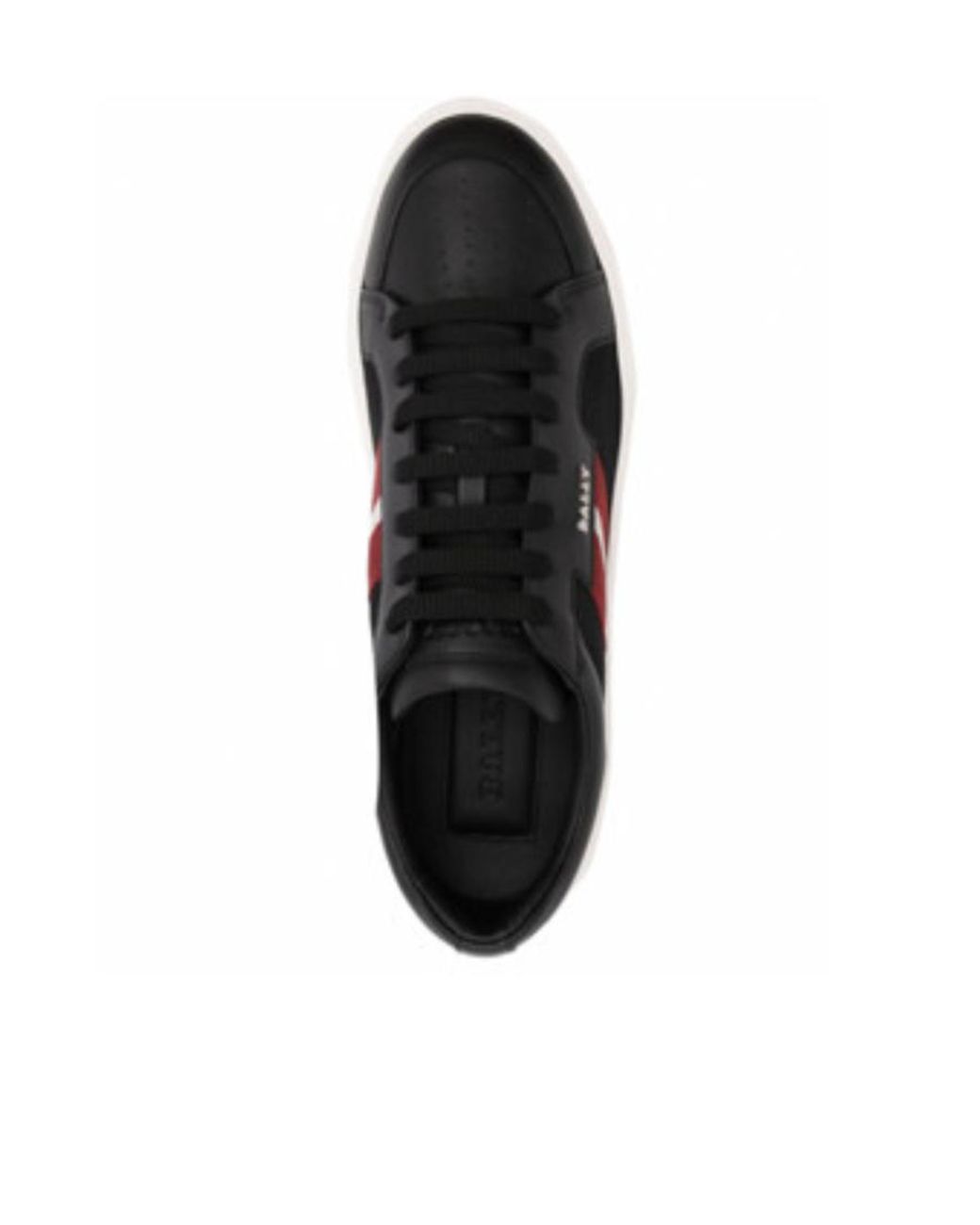 Bally Black Signature Stripe Sneakers for men
