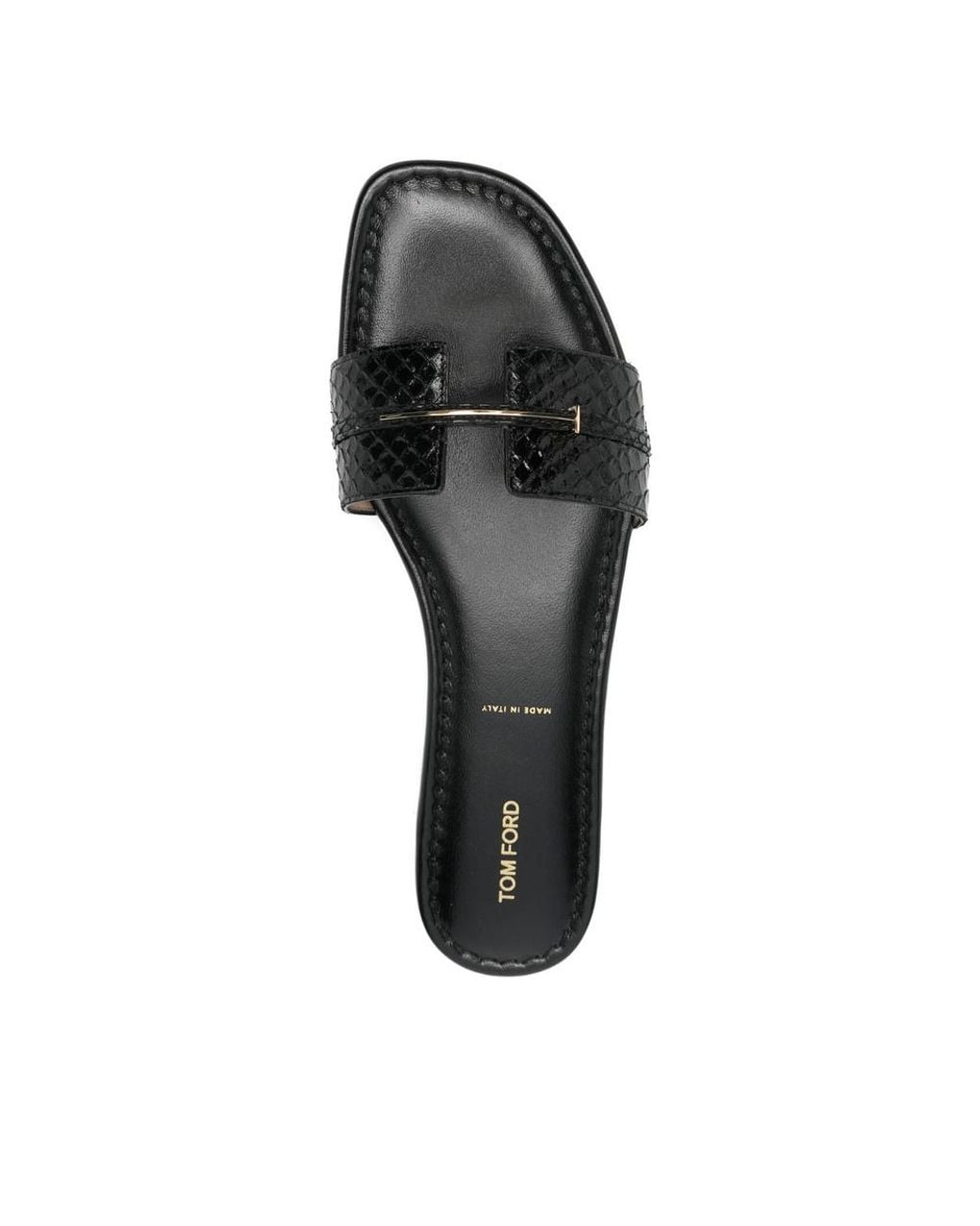 Tom Ford White Embossed Hardware Detail Pumps