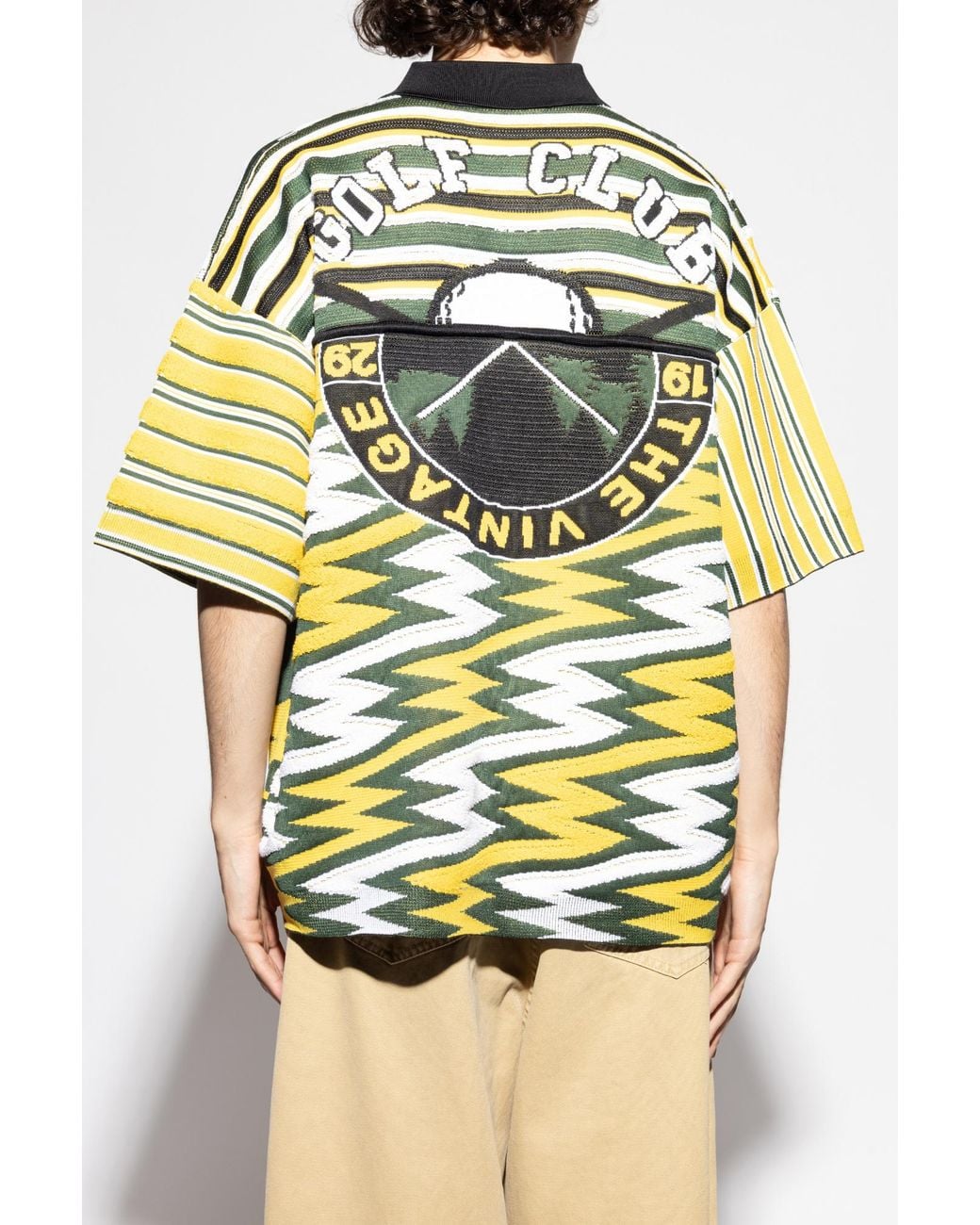 PDF CHANNEL Metallic Golf Polo Shirt for men