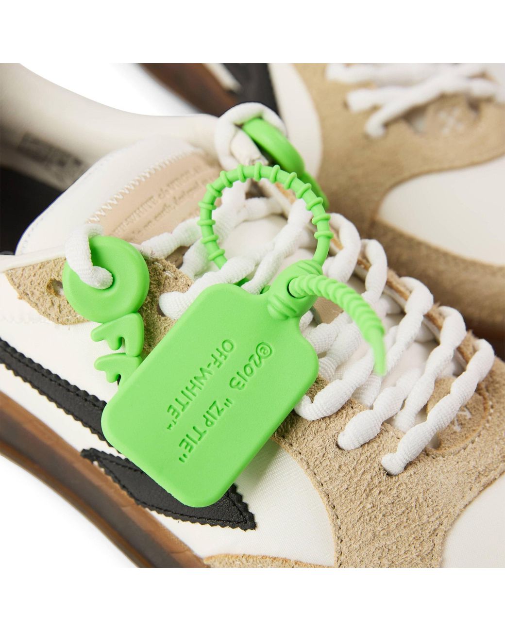 Off-White c/o Virgil Abloh Green Minimalist Lowtop Casual Shoes