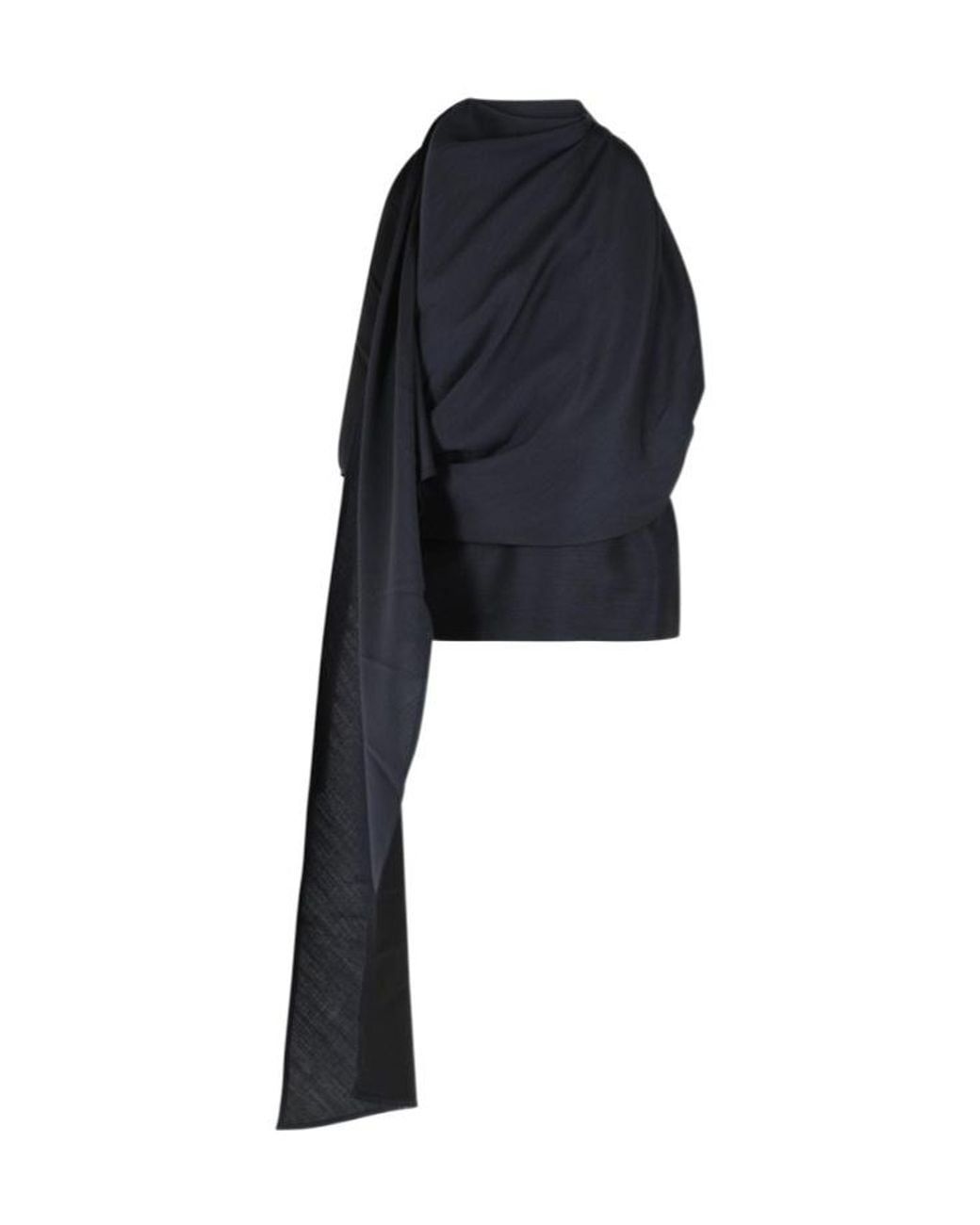 Rohe Blue One-Shoulder Top
