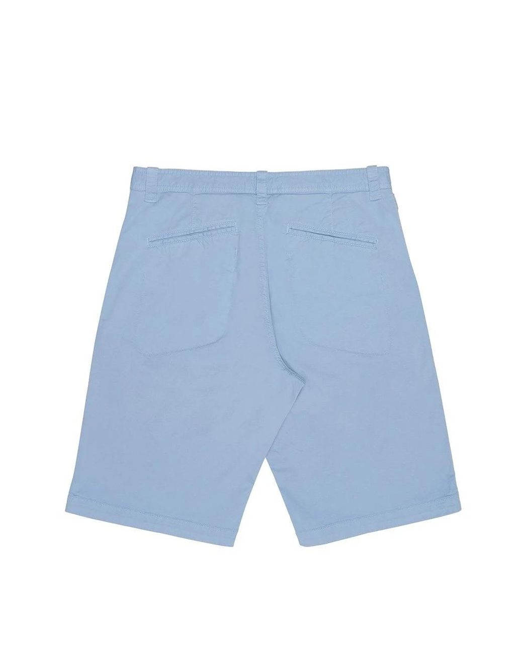 Armani Collezioni Blue Logo Shorts for men