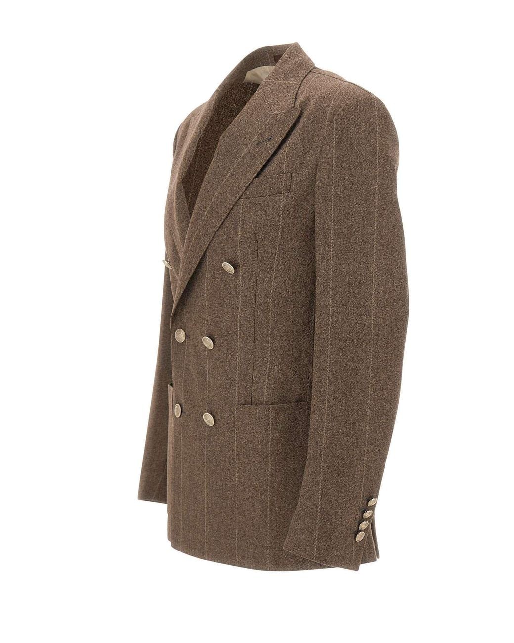 Eleventy Brown Long-Sleeve Jacket for men