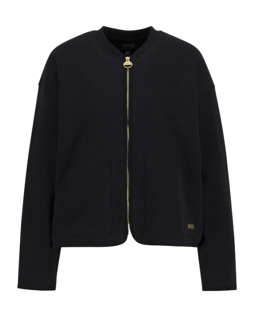 Barbour Black Zipper Sweatshirt