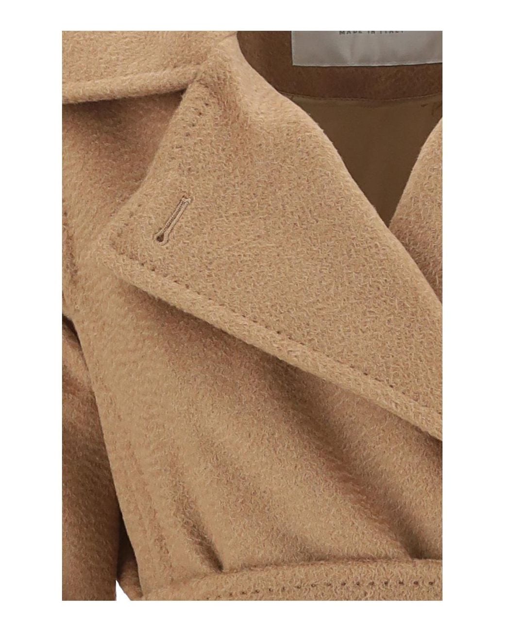Max Mara Natural Manuela Tied-Waist Coat