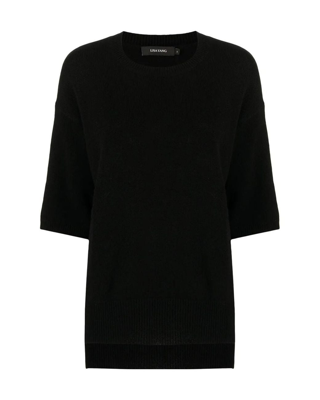 Lisa Yang Black Crew Neck Sweater