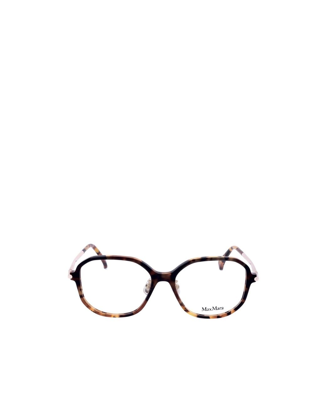 Max Mara White Square Frame Glasses