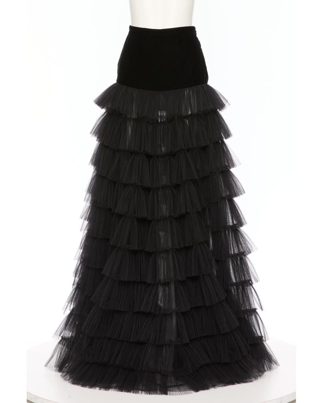 Valentino Black Long Skirt