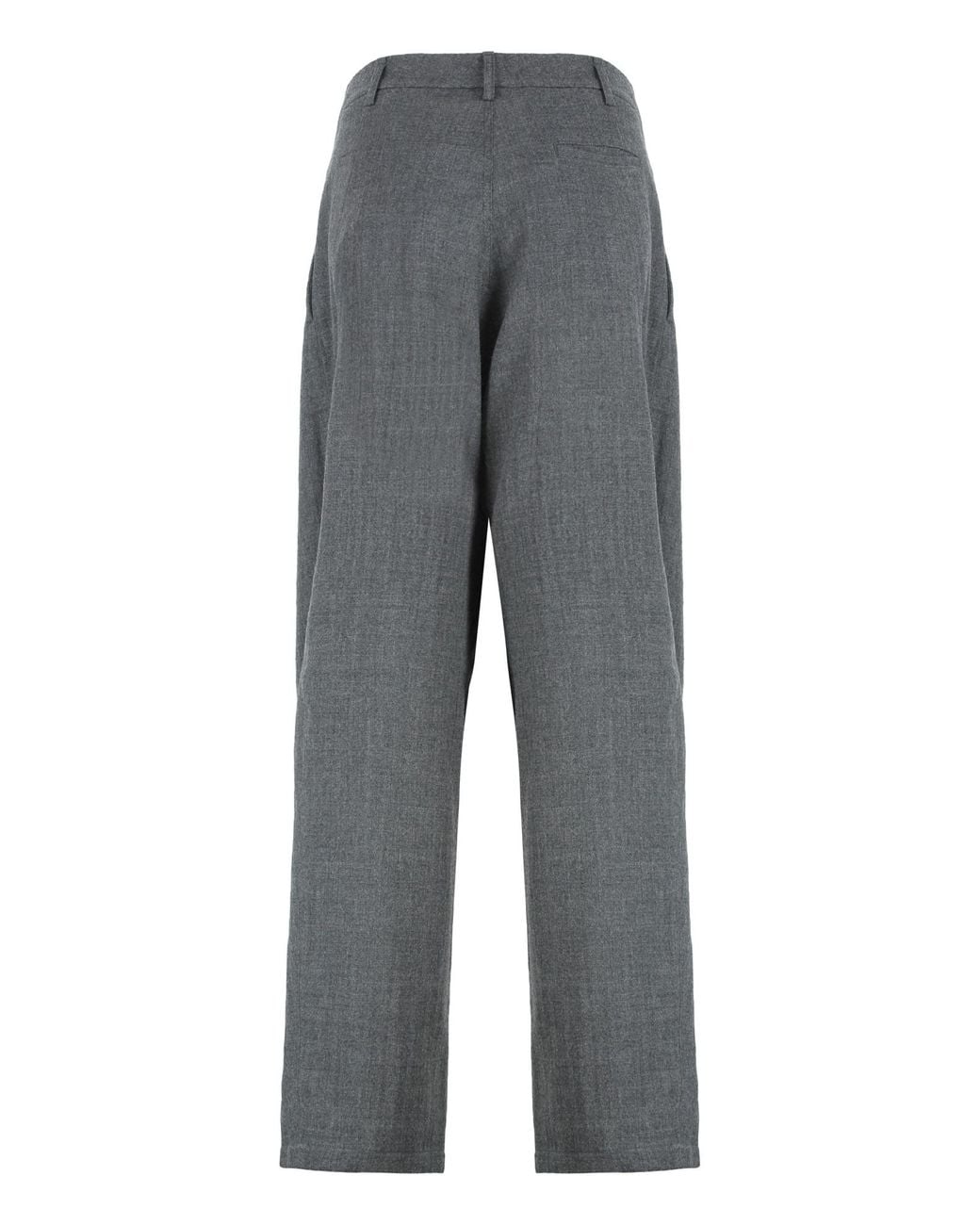 DARKPARK Gray Relaxed Wool Pants