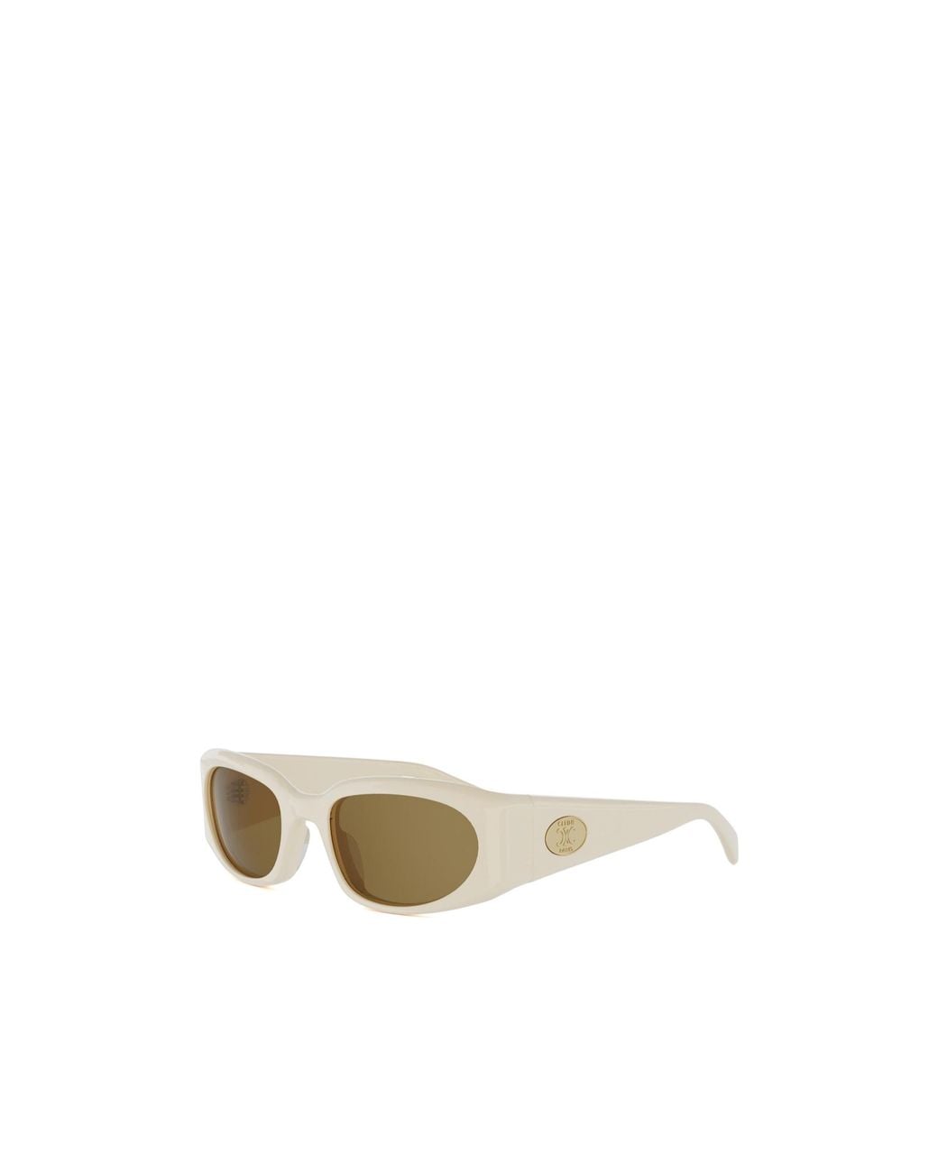 Céline White Full Frame Sunglasses