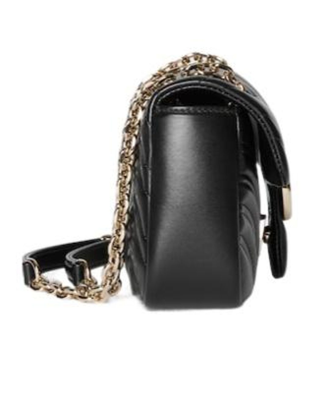 Gucci Black Gg Marmont Small Shoulder Bag