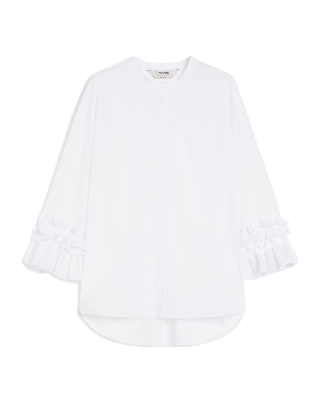 Max Mara White 'S Favola Long-Sleeved Shirt