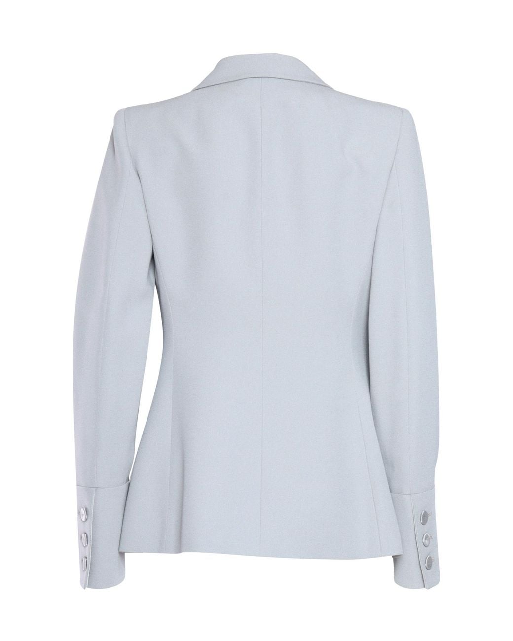 Alberta Ferretti Blue Button Suit Coat