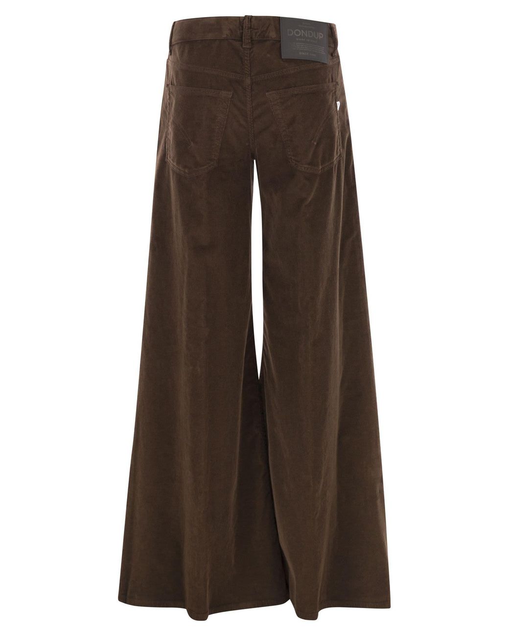 Dondup Brown Marlen Corduroy Wide-Leg Pants
