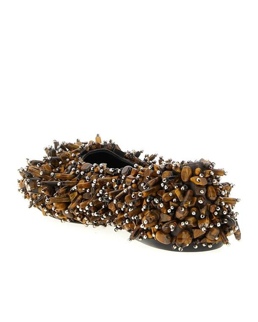 Dries Van Noten Multicolor Square Toe Ballet Flats