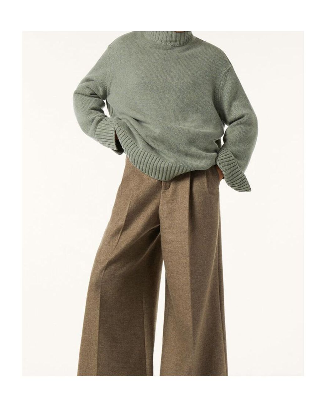 Loro Piana Green Parksville Turtleneck