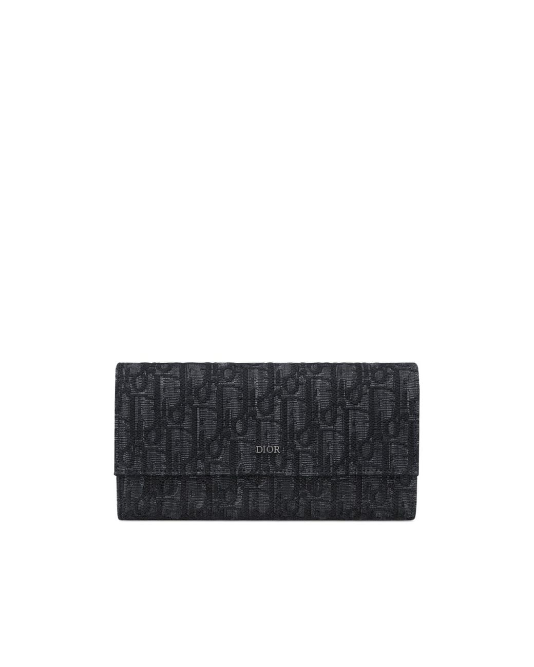 Dior Black Long Flap Wallet for men