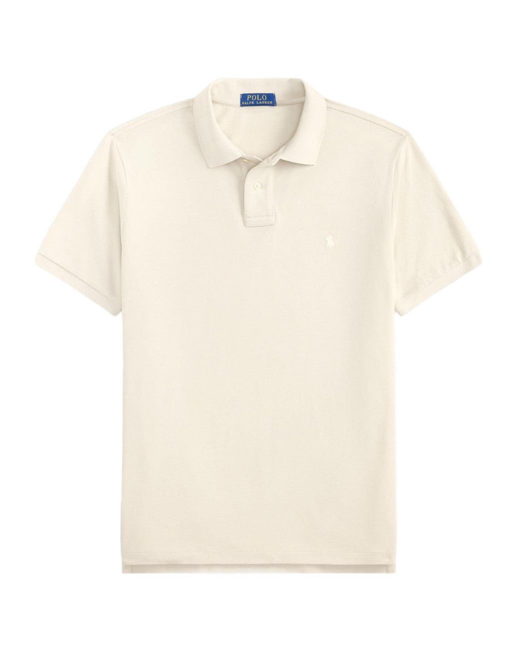 Polo Ralph Lauren White Cotton Short-Sleeved Polo for men