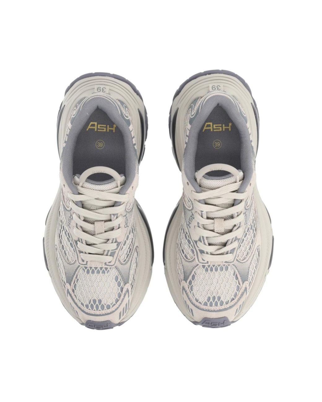 Ash Gray Dragon Chunky Fion Sneakers