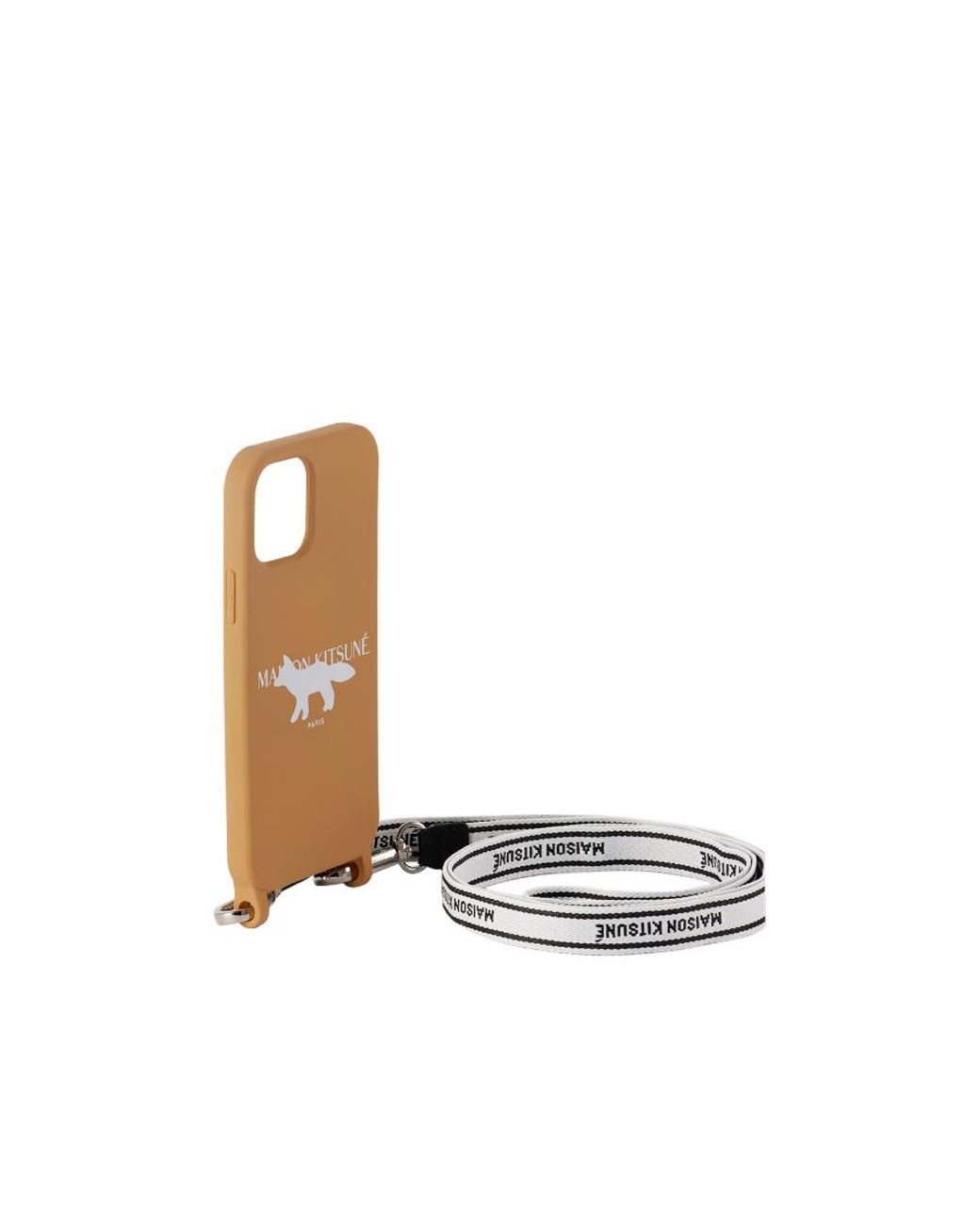 Maison Kitsuné White Stamp Iphone 12 And 12 Pro Phone Case for men