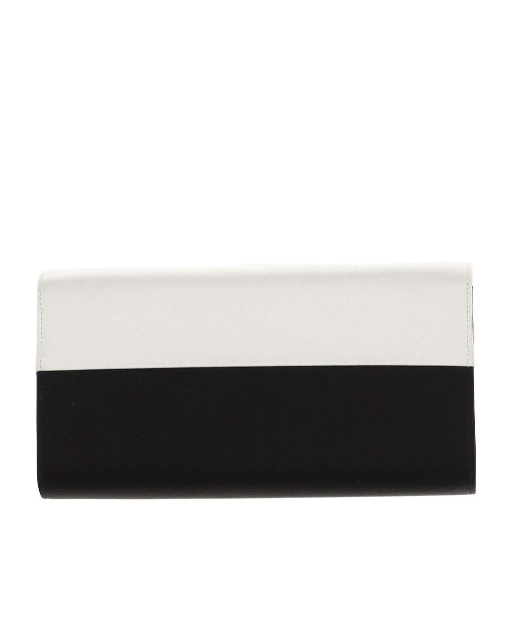 Roger Vivier Black Flower Strass Envelope Clutch Bag