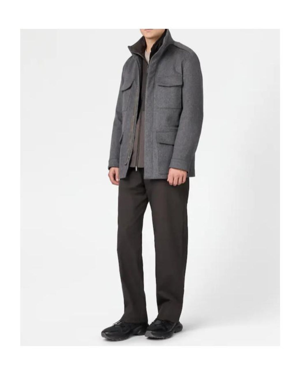 Tod's Gray Field Jacket for men