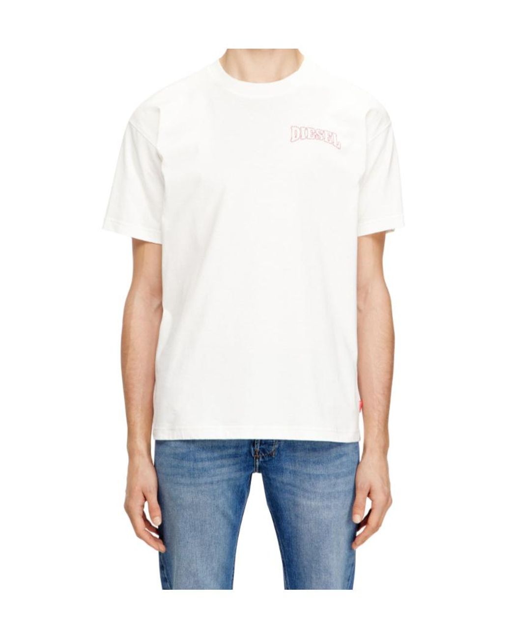DIESEL White T Norm V 16 T-Shirt for men
