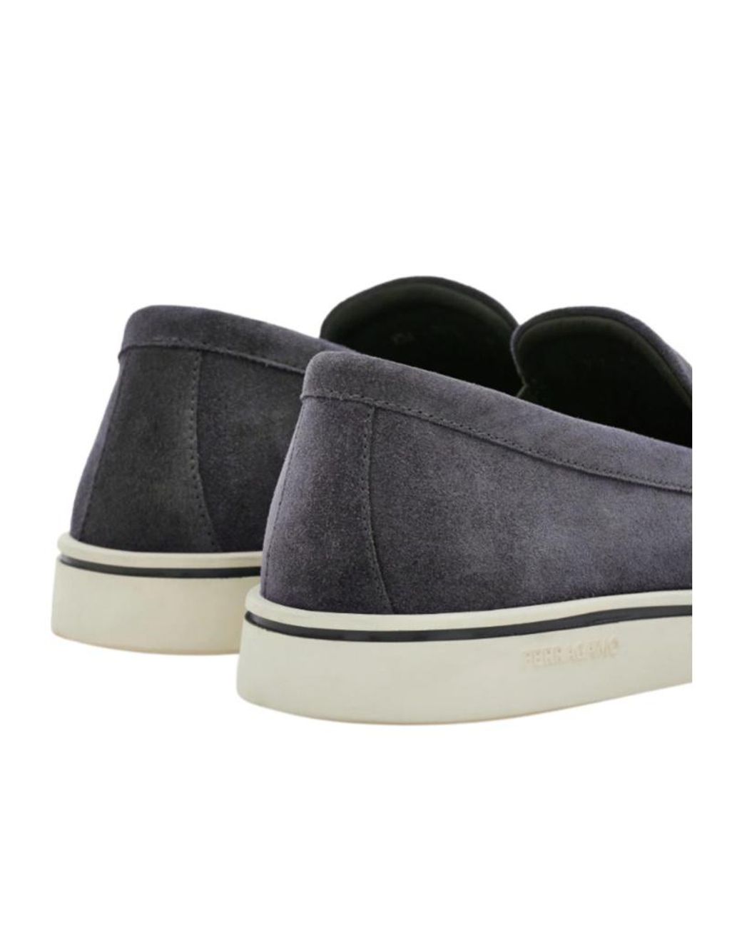 Ferragamo Blue Boat Shoe Loafer With Gancini Detail for men