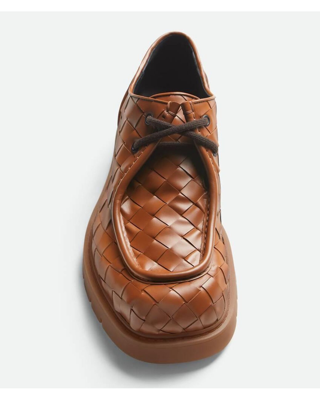 Bottega Veneta Brown Haddock Lace-Up Shoe for men