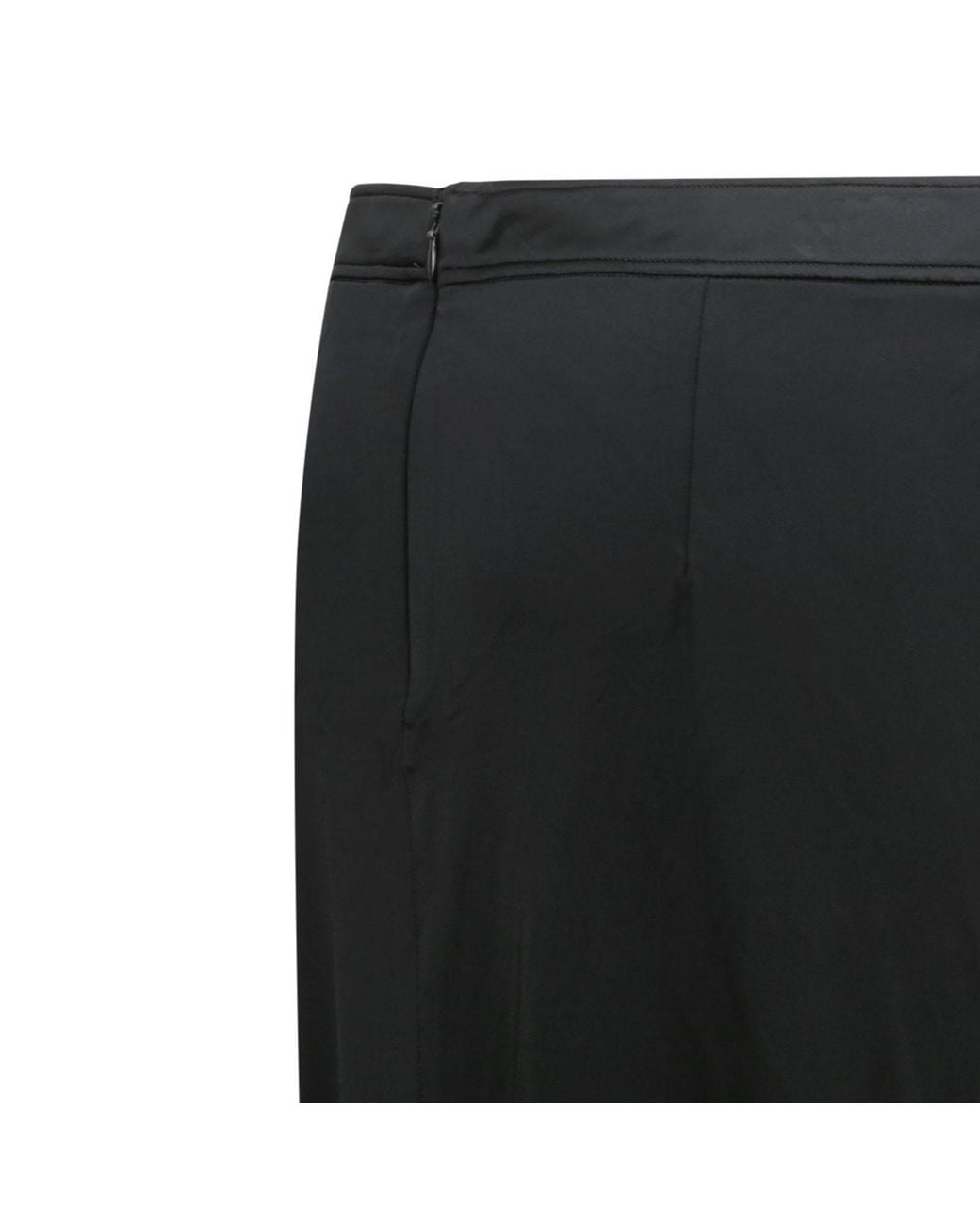 Tom Ford Black Lustrous Jersey Wrap Draped Skirt