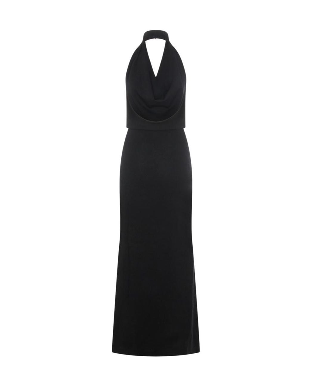 AYA MUSE Black Halterneck Dress