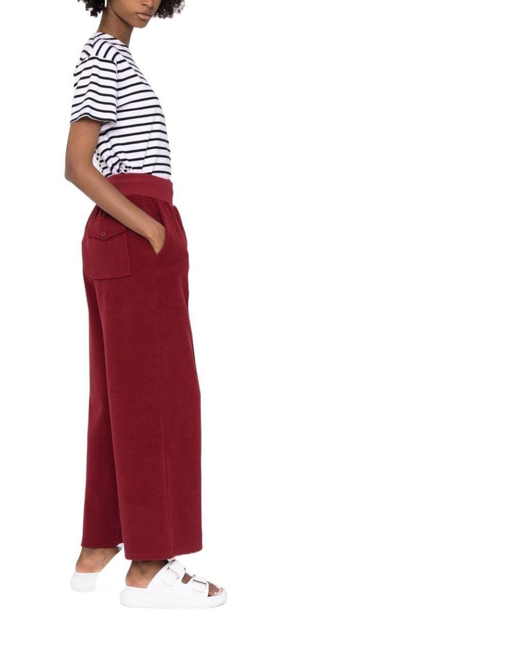 KENZO Red Wide-Leg Pants