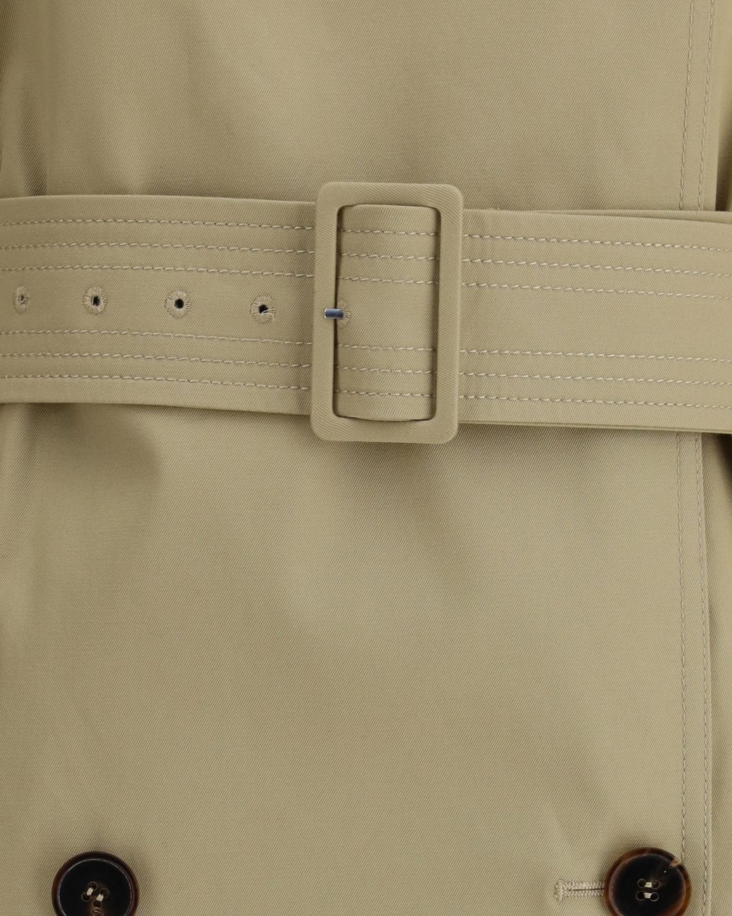 Max Mara Natural Long-Sleeved Trench Coat