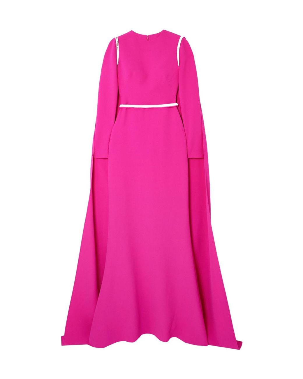 Safiyaa Pink Elegant Burgundy Evening Gown