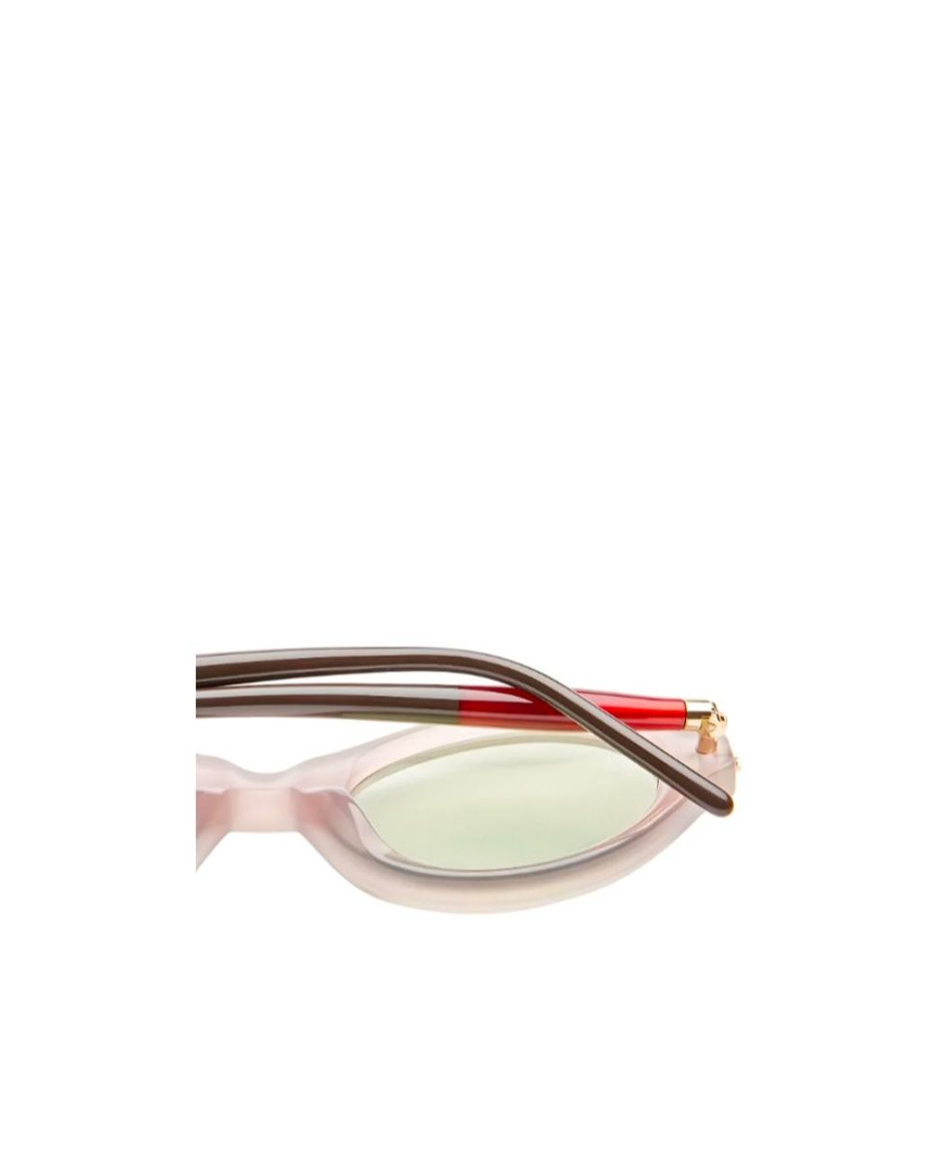Kuboraum White Geometric Sunglasses