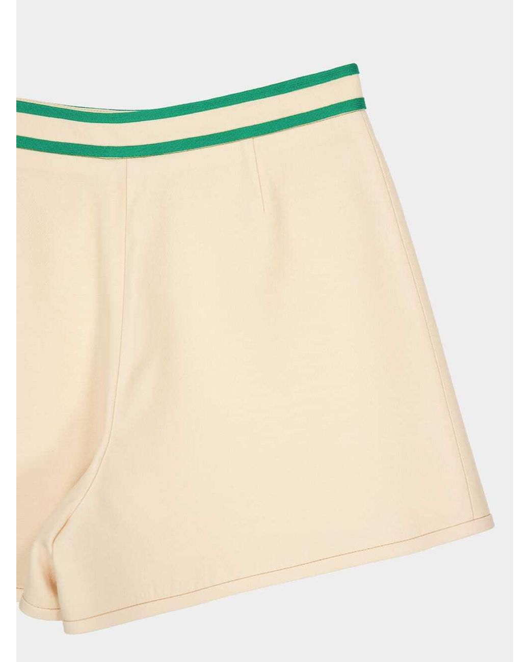 Valentino Green Logo Plaque Shorts