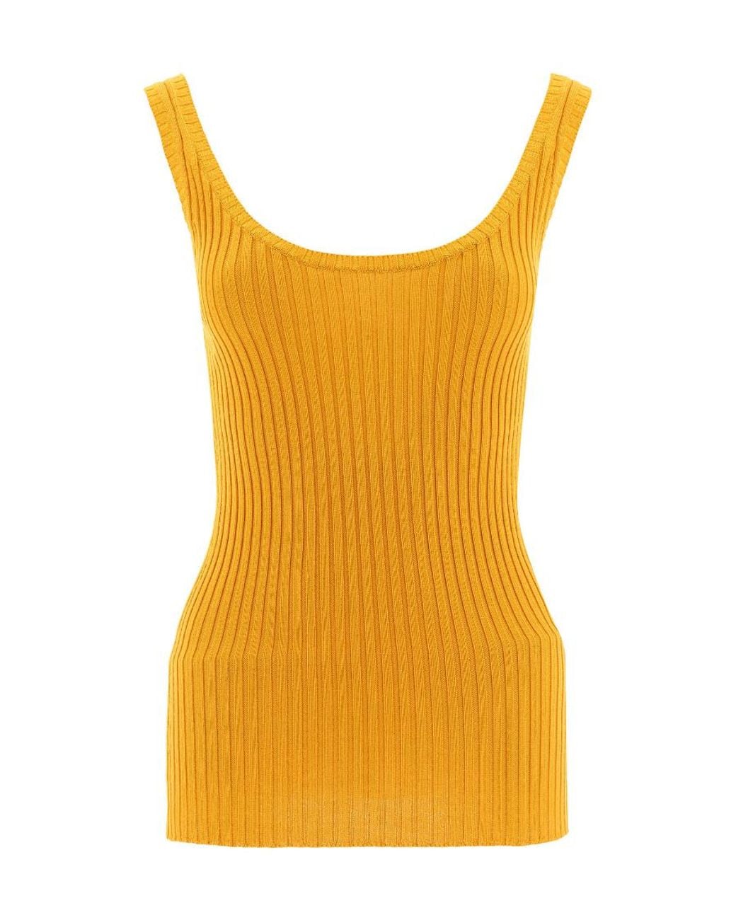 Chloé Yellow Rib Vest