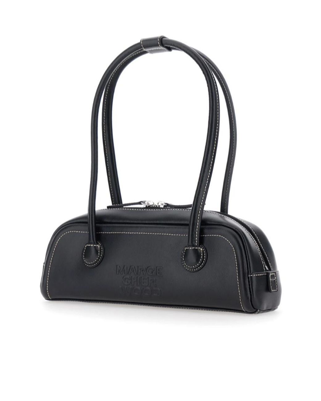 MARGE SHERWOOD Black Soft Boston Mini Shoulder Bag