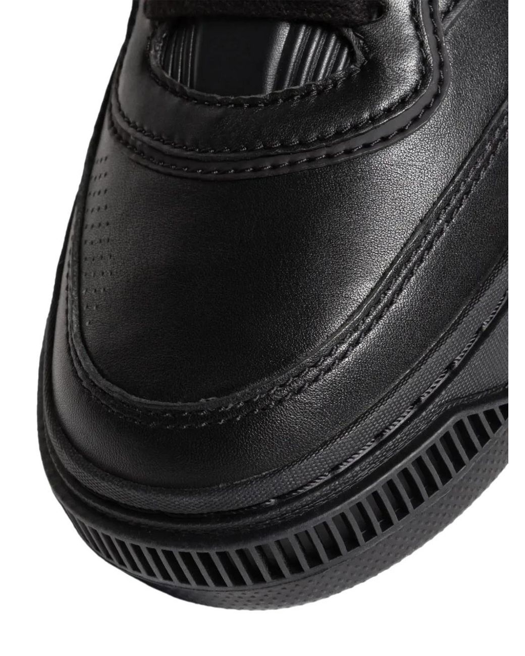 Reebok Black Lace-Up Low-Cut Sneakers for men