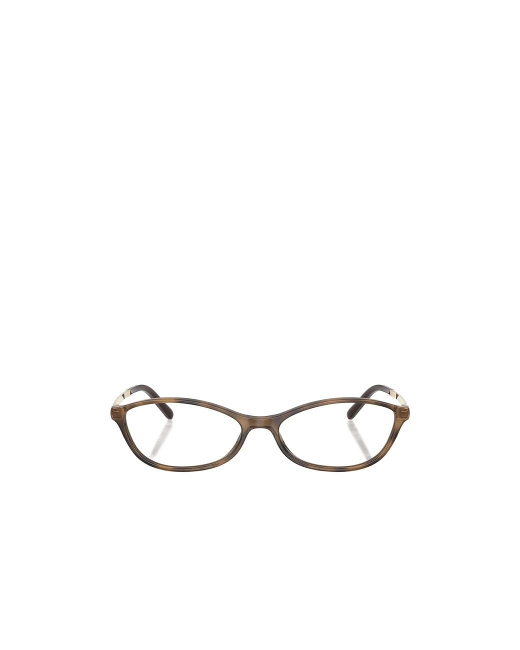 Miu Miu White Tortoiseshell-Effect Glasses