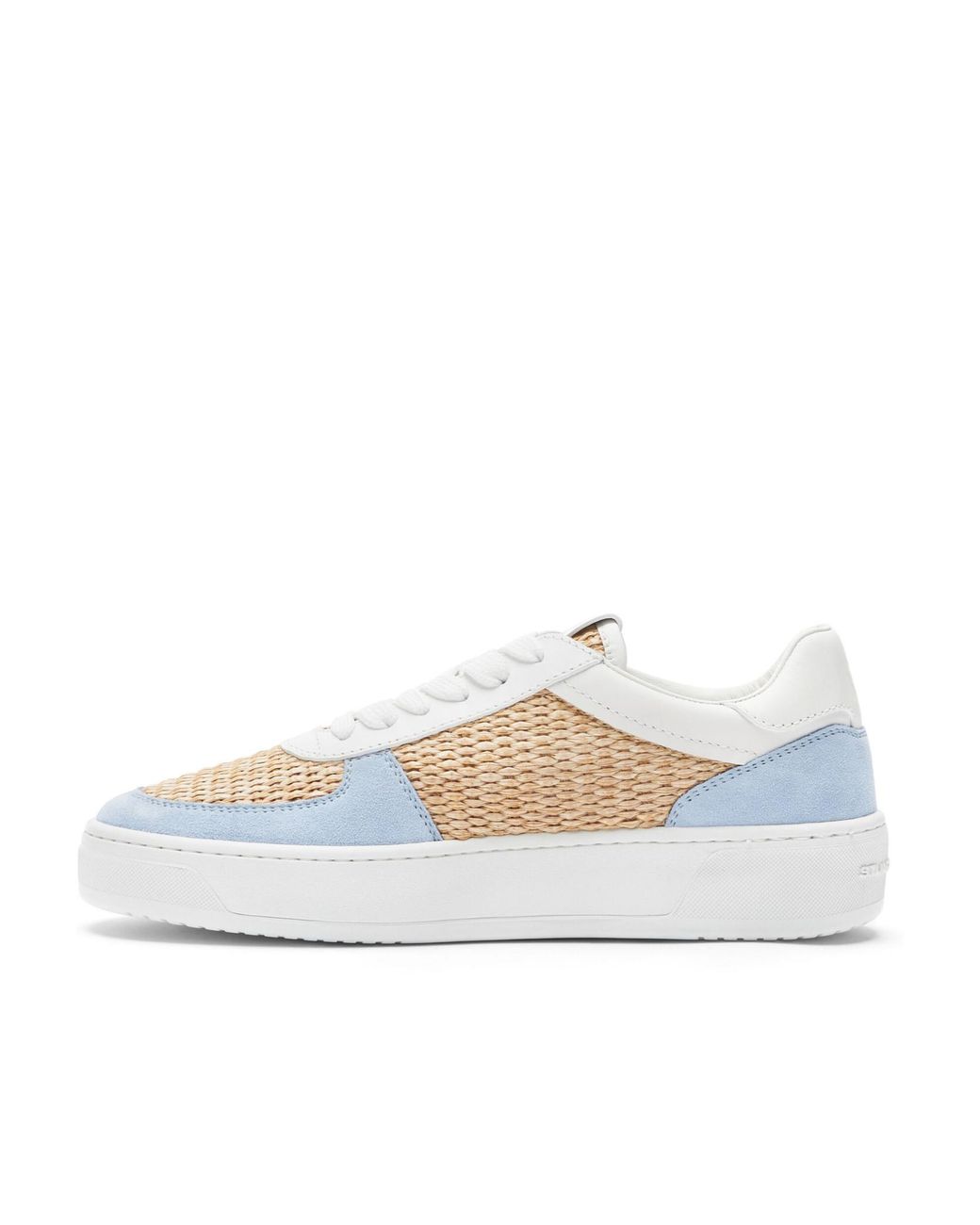 Stuart Weitzman White Sw Courtside Logo Sneakers
