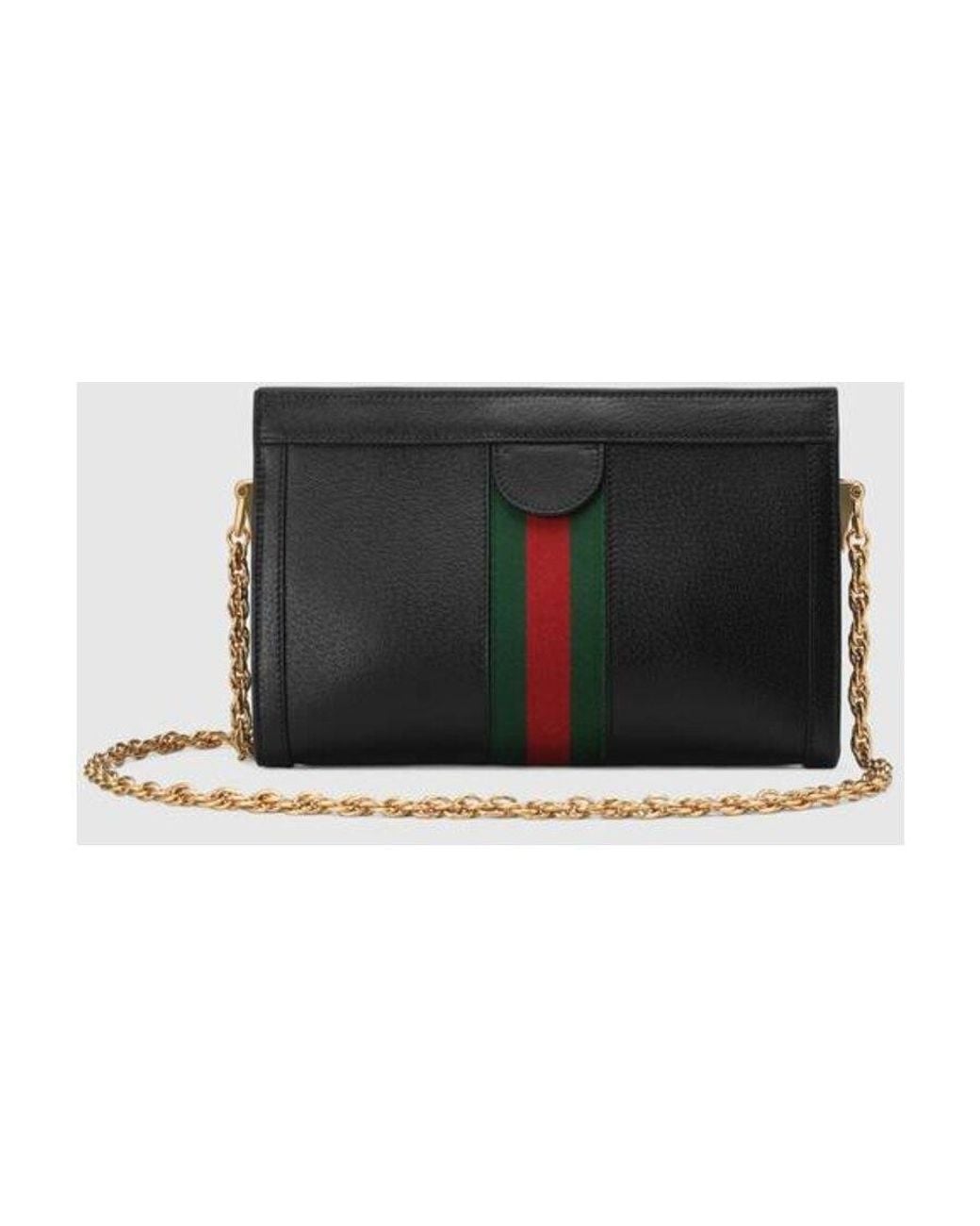Gucci Black Small Ophidia Gg Shoulder Bag