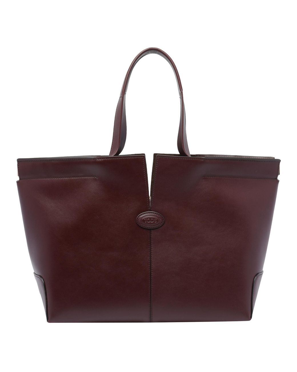 Tod's Red Small Medium Di Bag Folio Bag