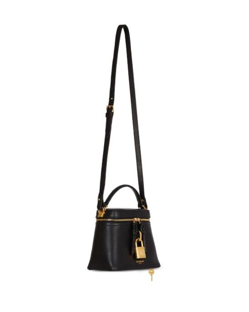 Balmain Black Pulse Vanity Handbag