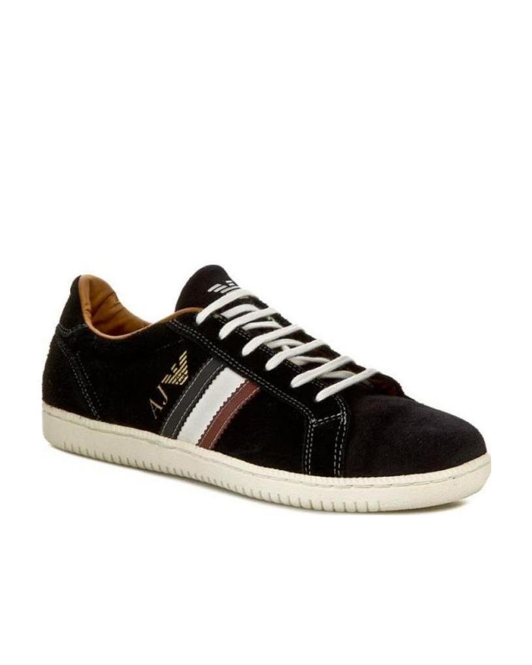 Armani Jeans Black Logo Details Casual Sports Shoes for men