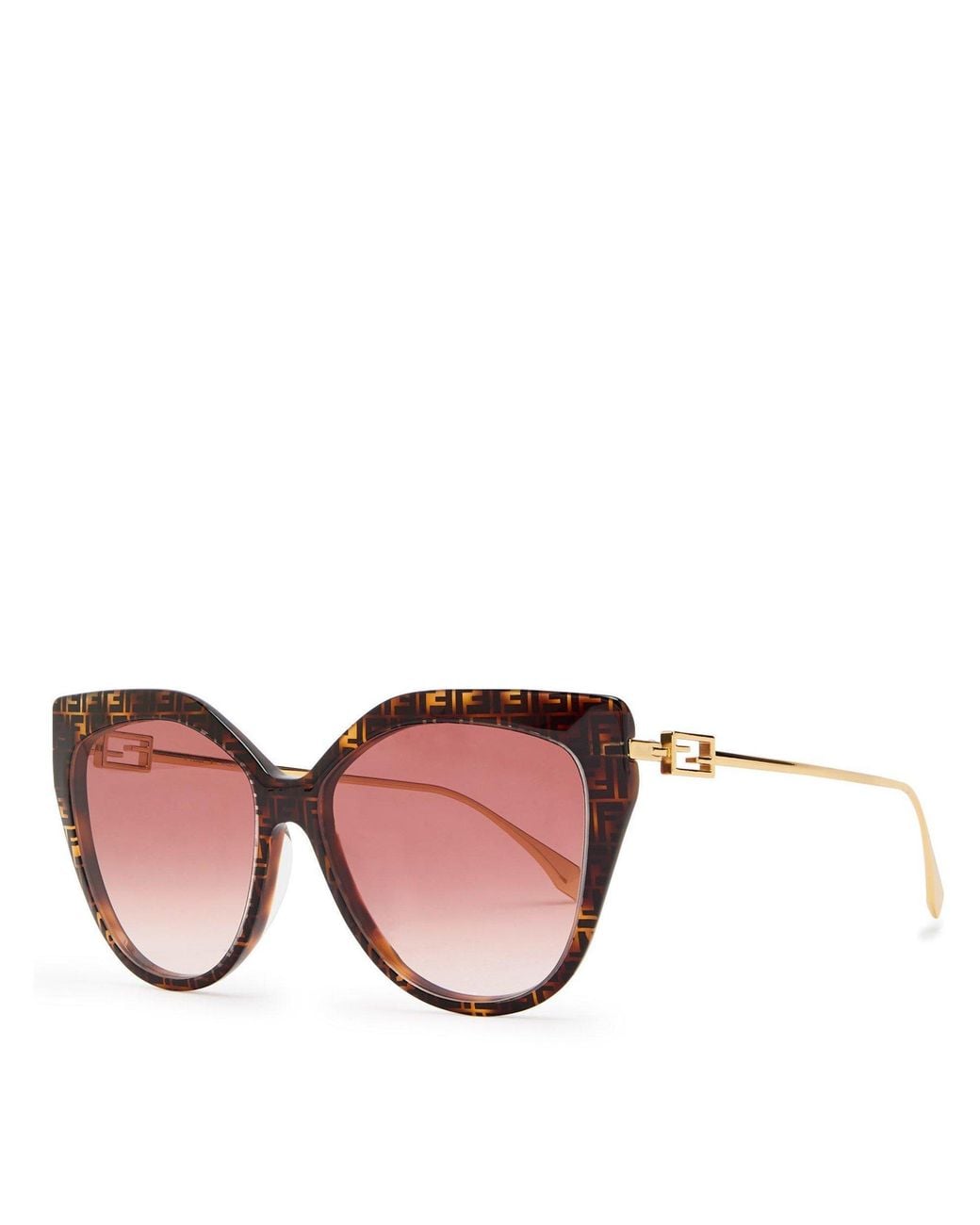Fendi Pink Logo Sunglasses